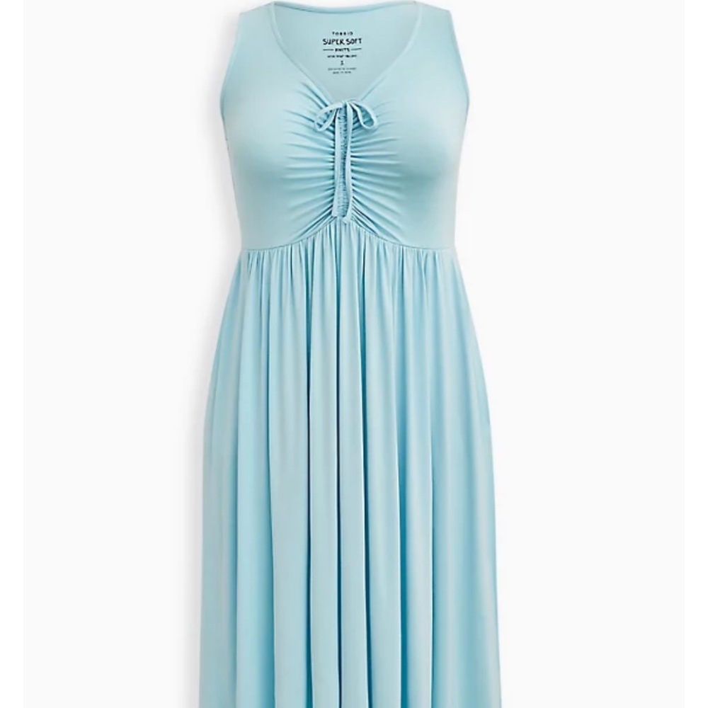 Torrid super soft blue tank dress size 0